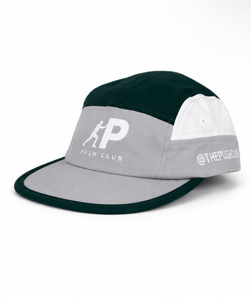 GREY / DARK GREEN / WHITE PUSHCLUB HAT