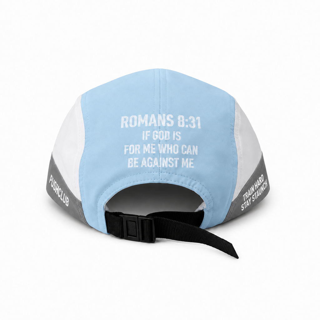 LIGHT BLUE/ GREY / WHITE PUSHCLUB HAT